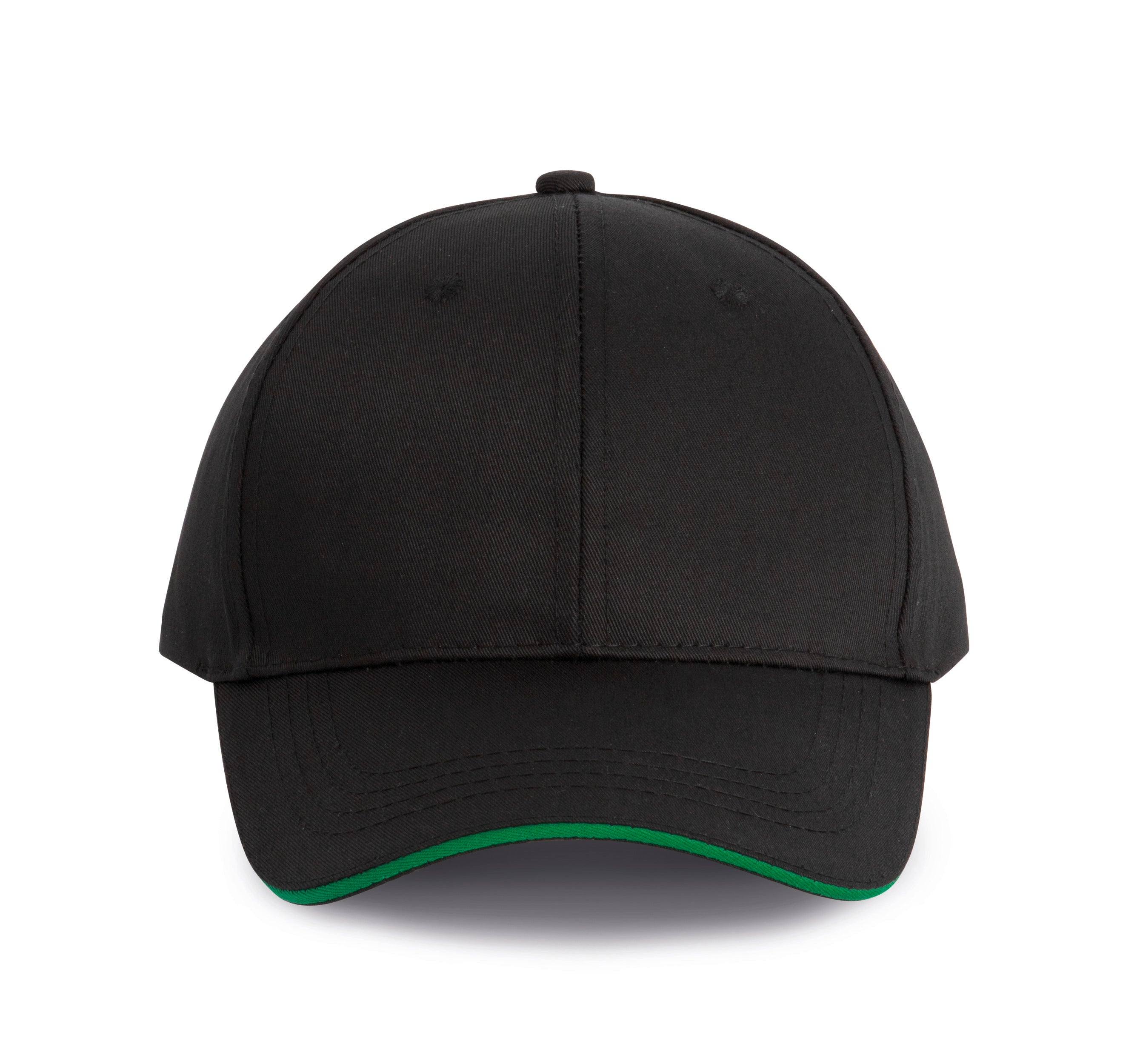 Casquette sandwich contrasté 6 panneaux Oeko-Tex