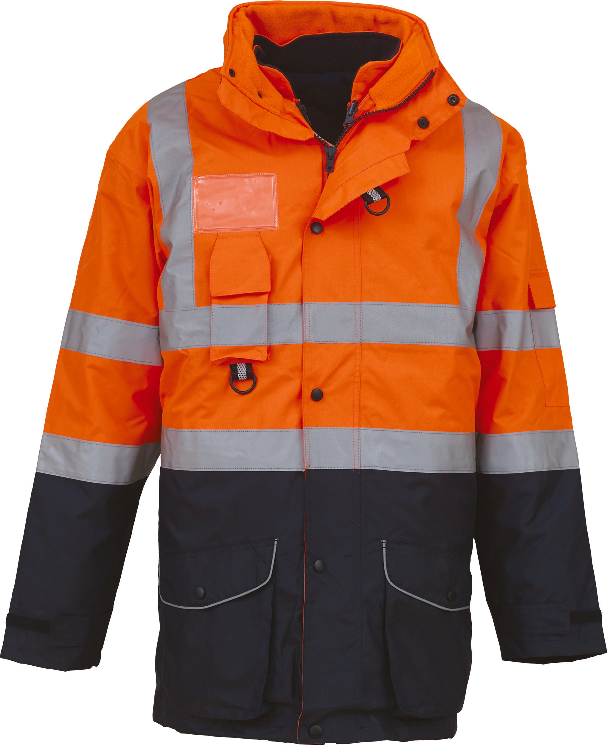 7 in 1 High Visibility Safety Parka