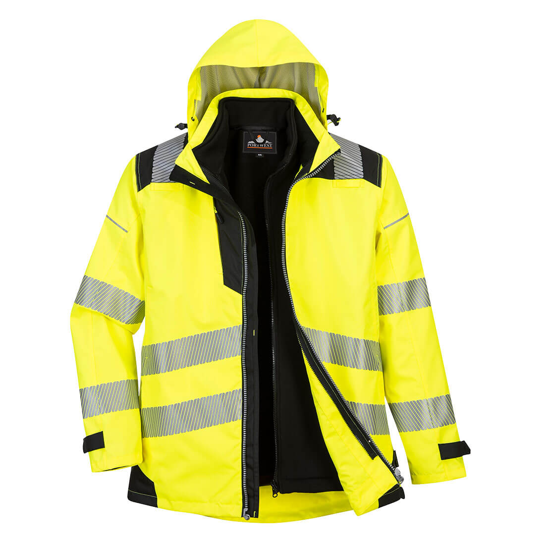 Blouson PW3 3-en-1 haute visibilité