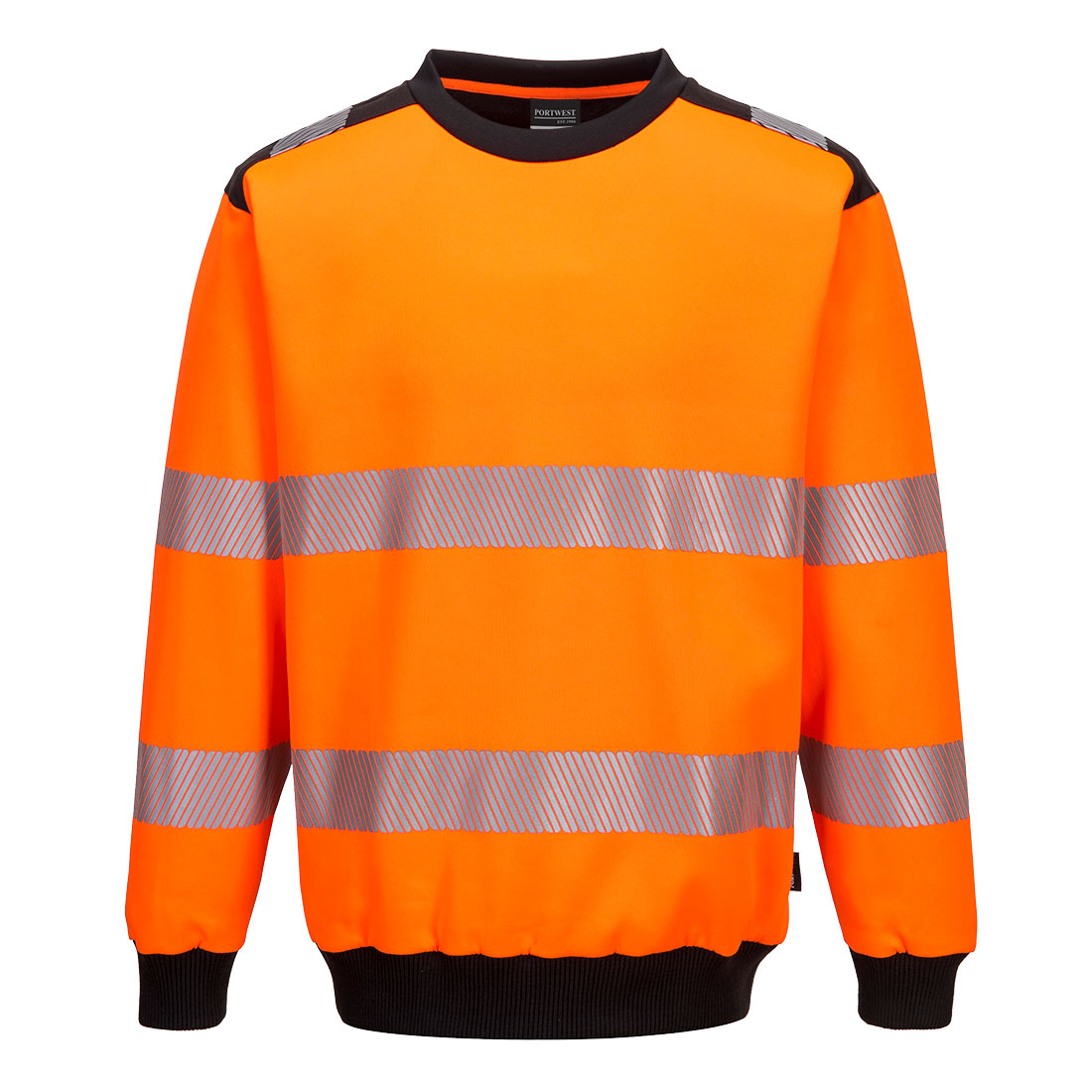PW3 High Visibility sweatshirt met ronde hals