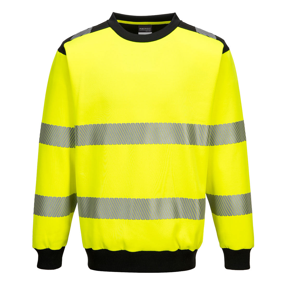 PW3 High Visibility sweatshirt met ronde hals