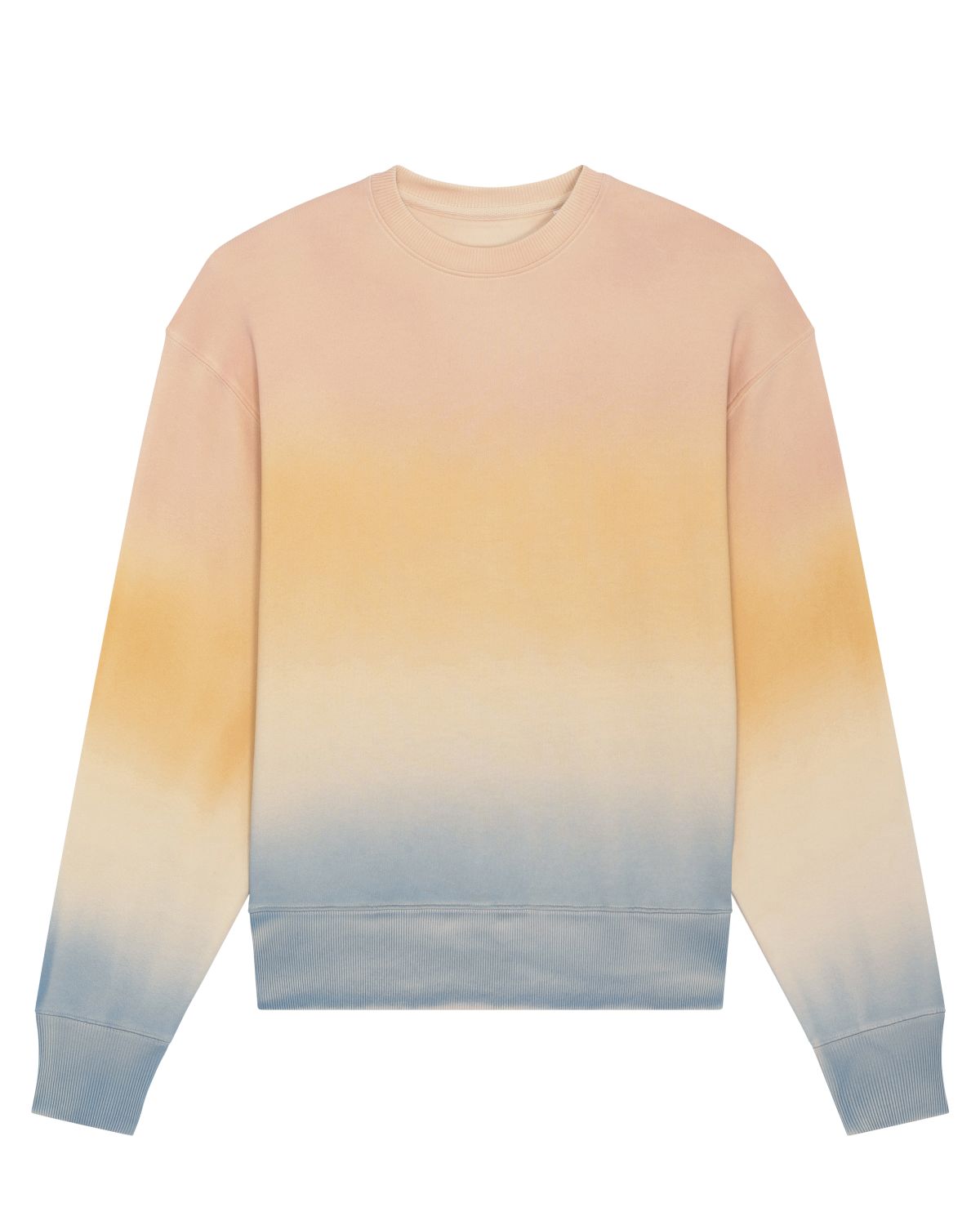 Le sweat-shirt à col rond ombre unisexe et décontracté - Radder Ombre