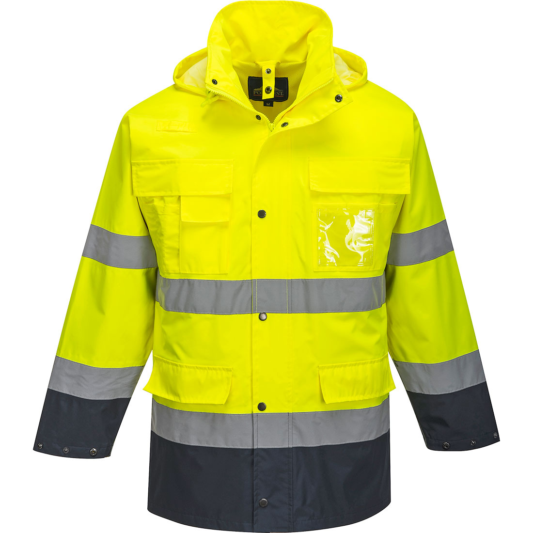 3-in-1 parka met hoge zichtbaarheid
