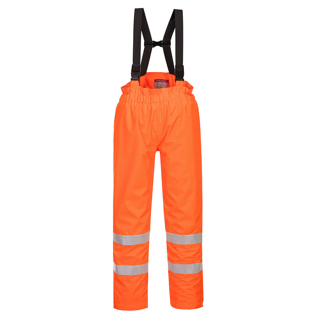 Bizflame Rain pants lined with Hi-Vis FR Antistatic