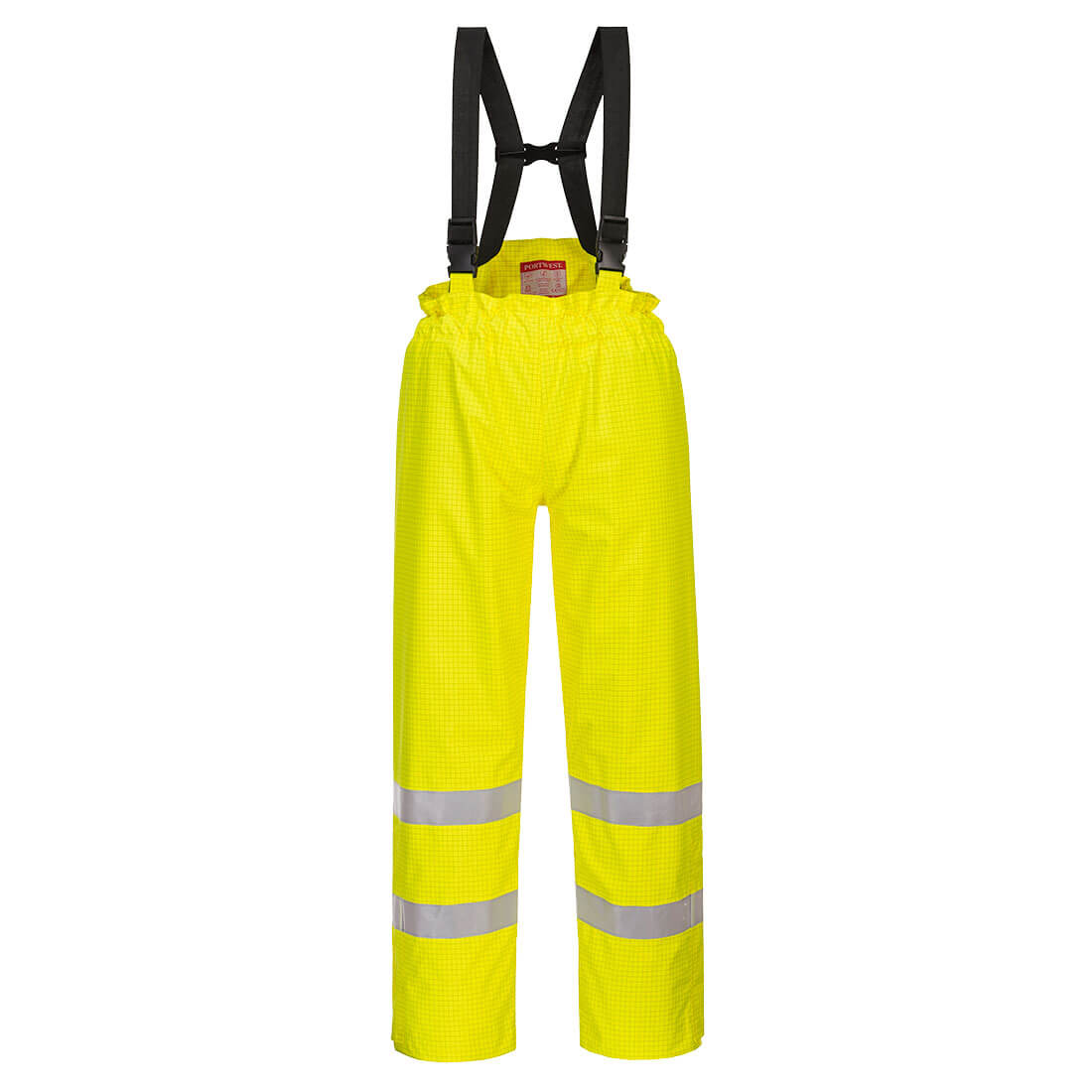 Bizflame Rain pants lined with Hi-Vis FR Antistatic