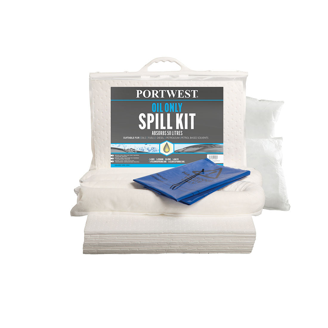 50 liter absorbent kit for hydrocarbons only