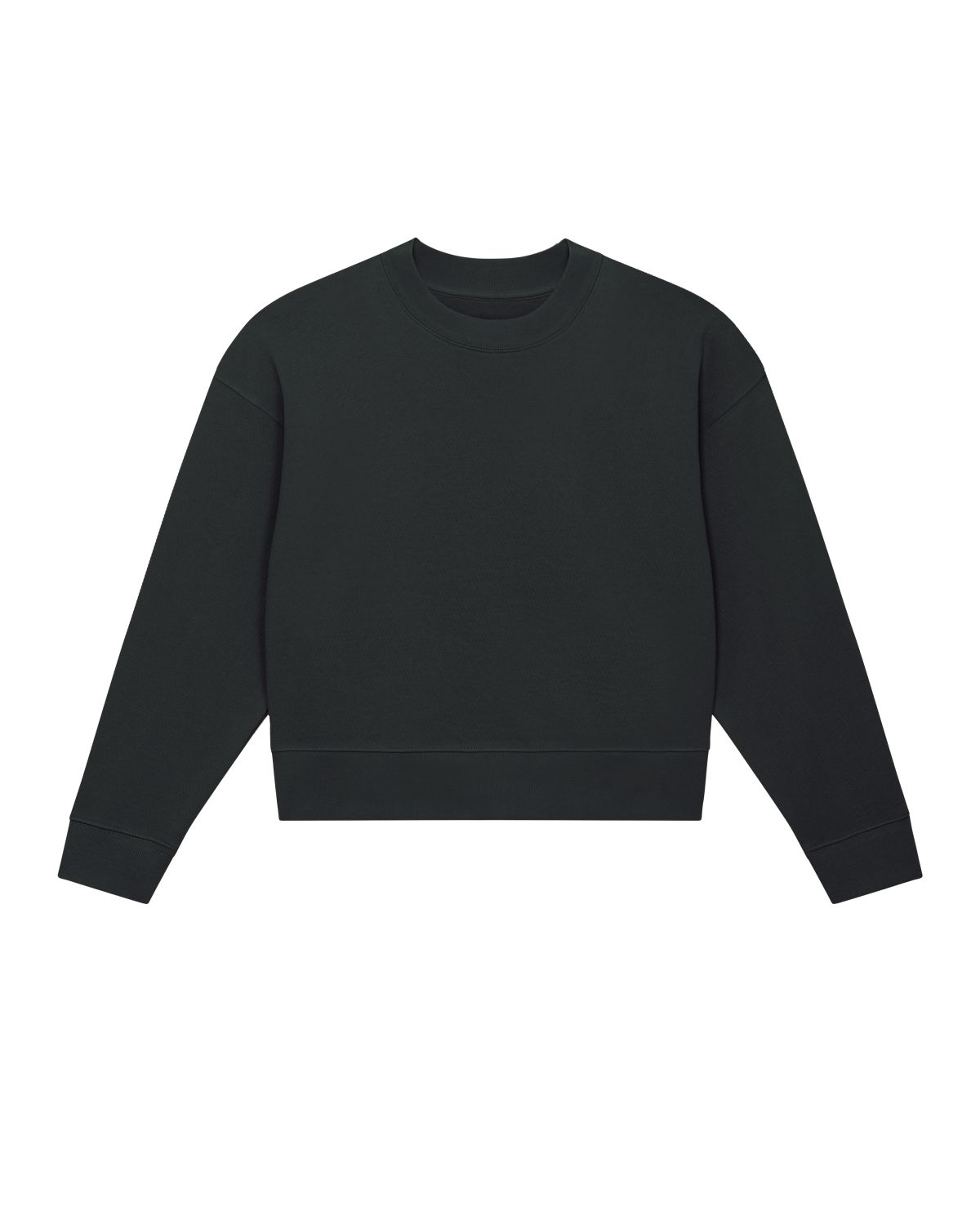 Cropped sweatshirt met ronde hals voor dames badstof wave - Stella Cropster Wave Terry