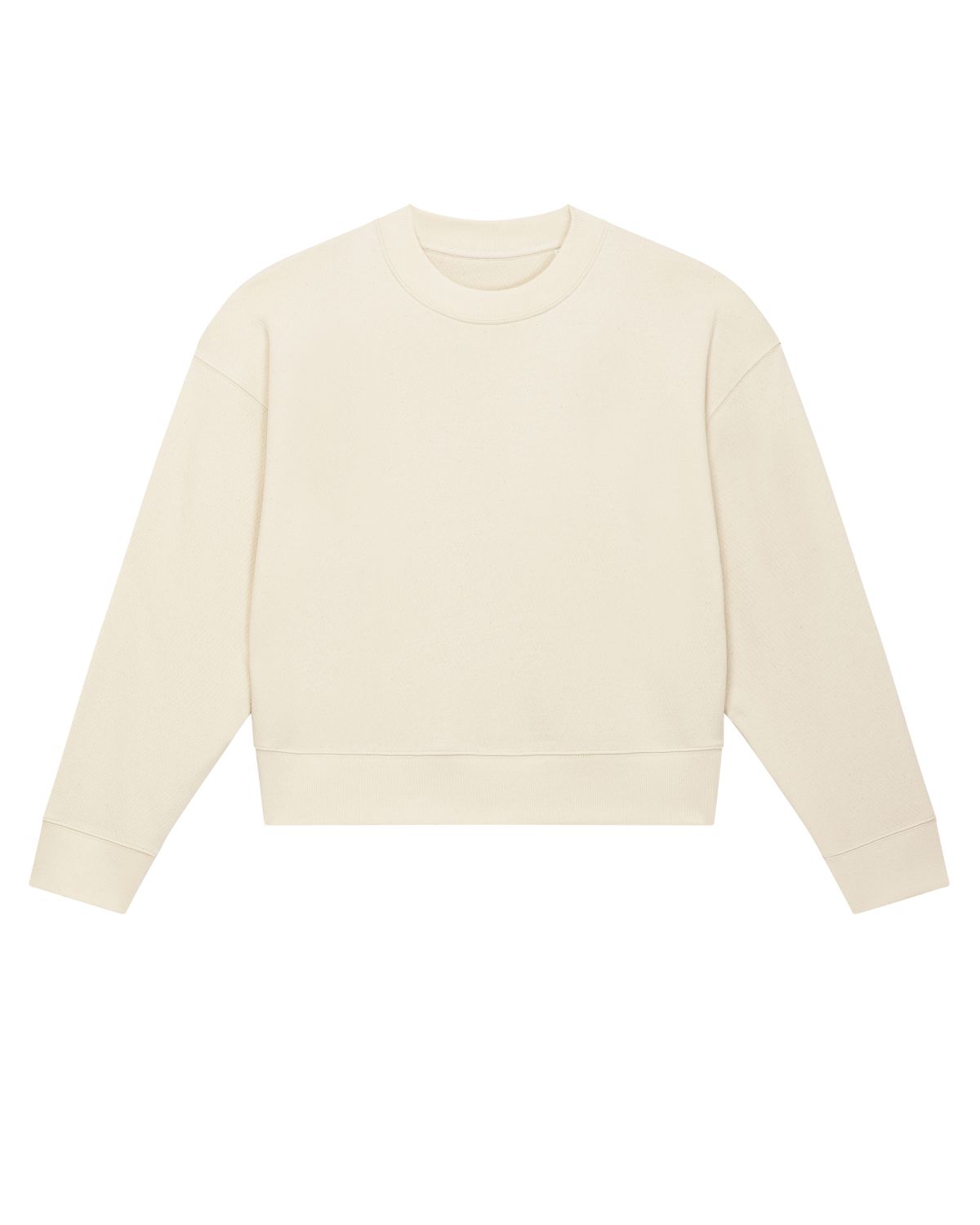 Cropped sweatshirt met ronde hals voor dames badstof wave - Stella Cropster Wave Terry