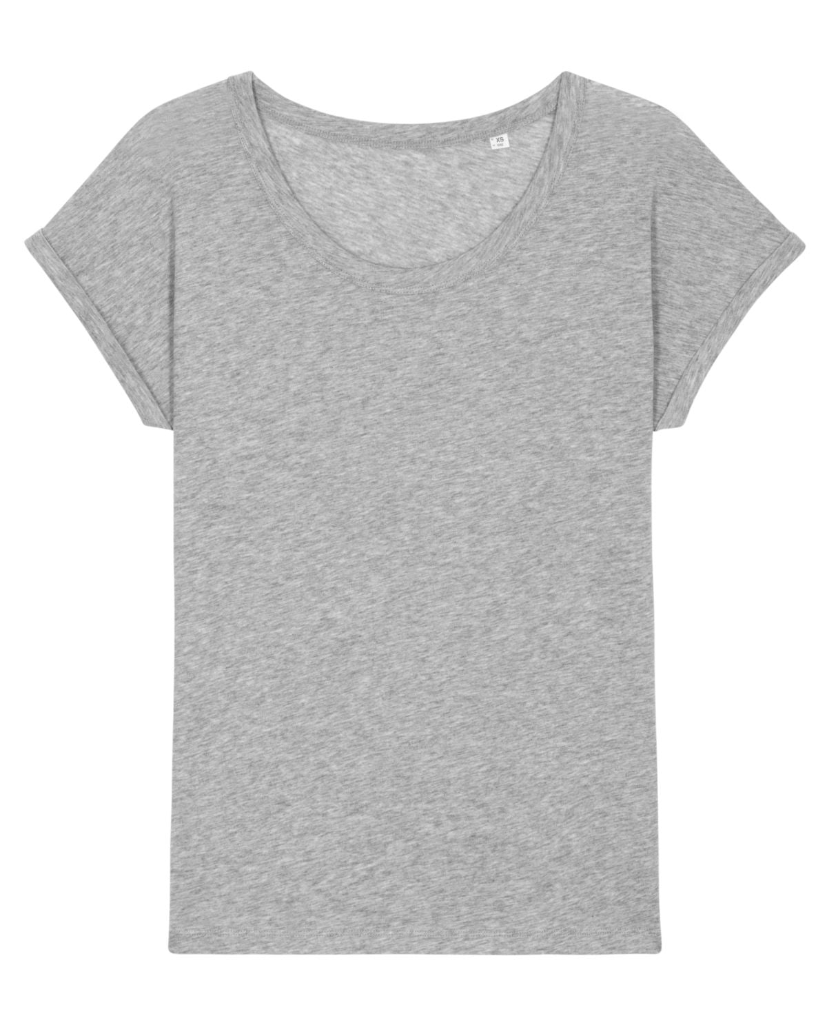 Le T-shirt slub femme bas de manche replié - Stella Rounder Slub