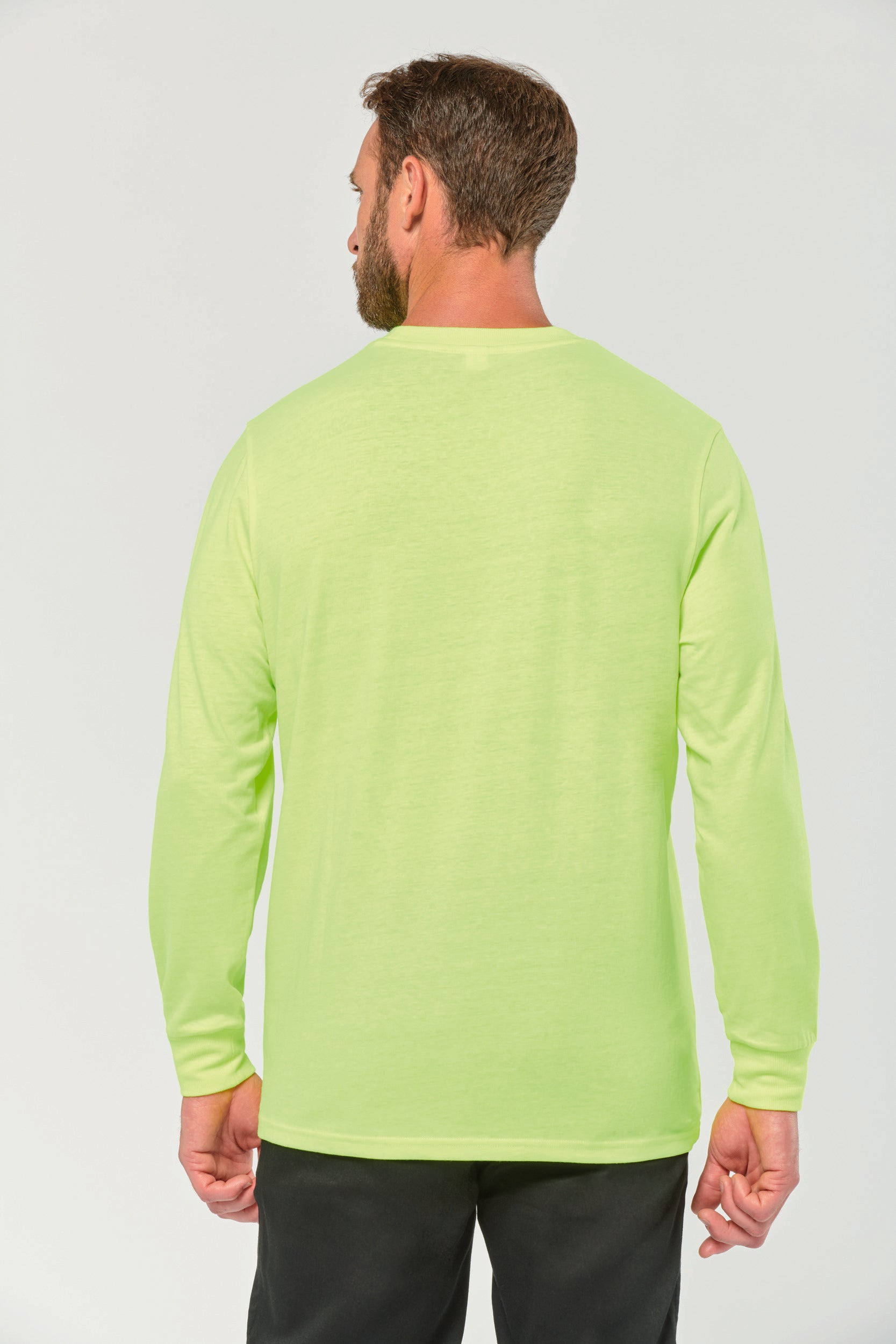 Unisex ecologisch verantwoord T-shirt met lange mouwen
