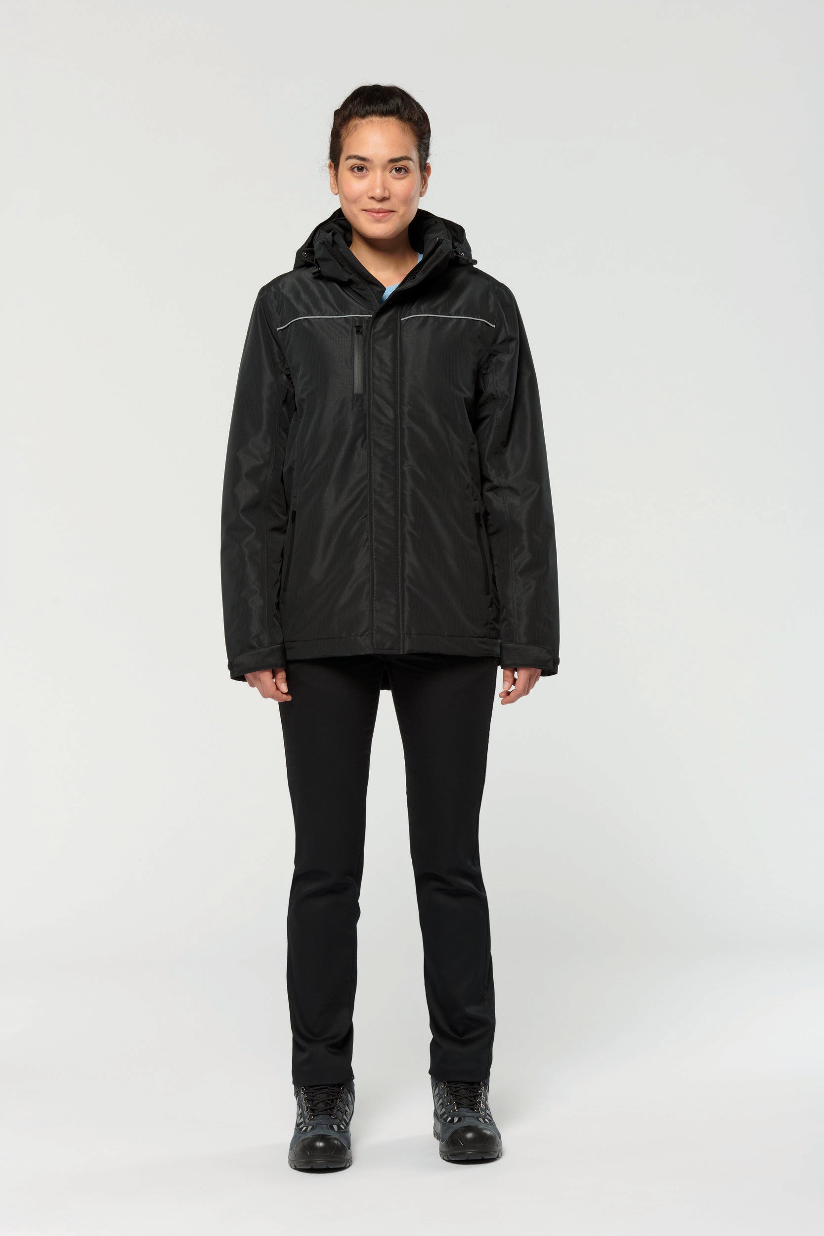 Parka performance à capuche unisexe