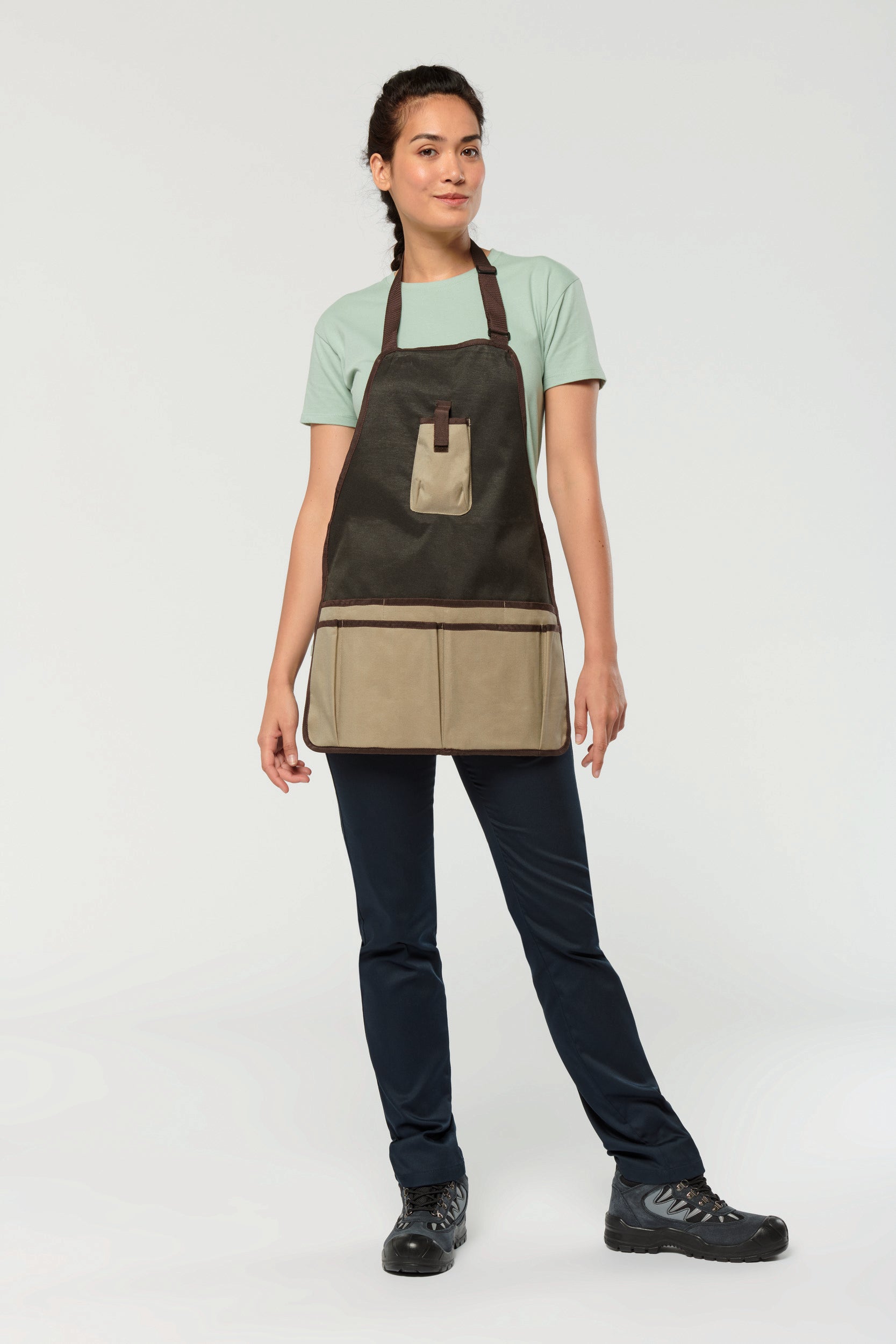Unisex eco-responsible waterproof gardener apron