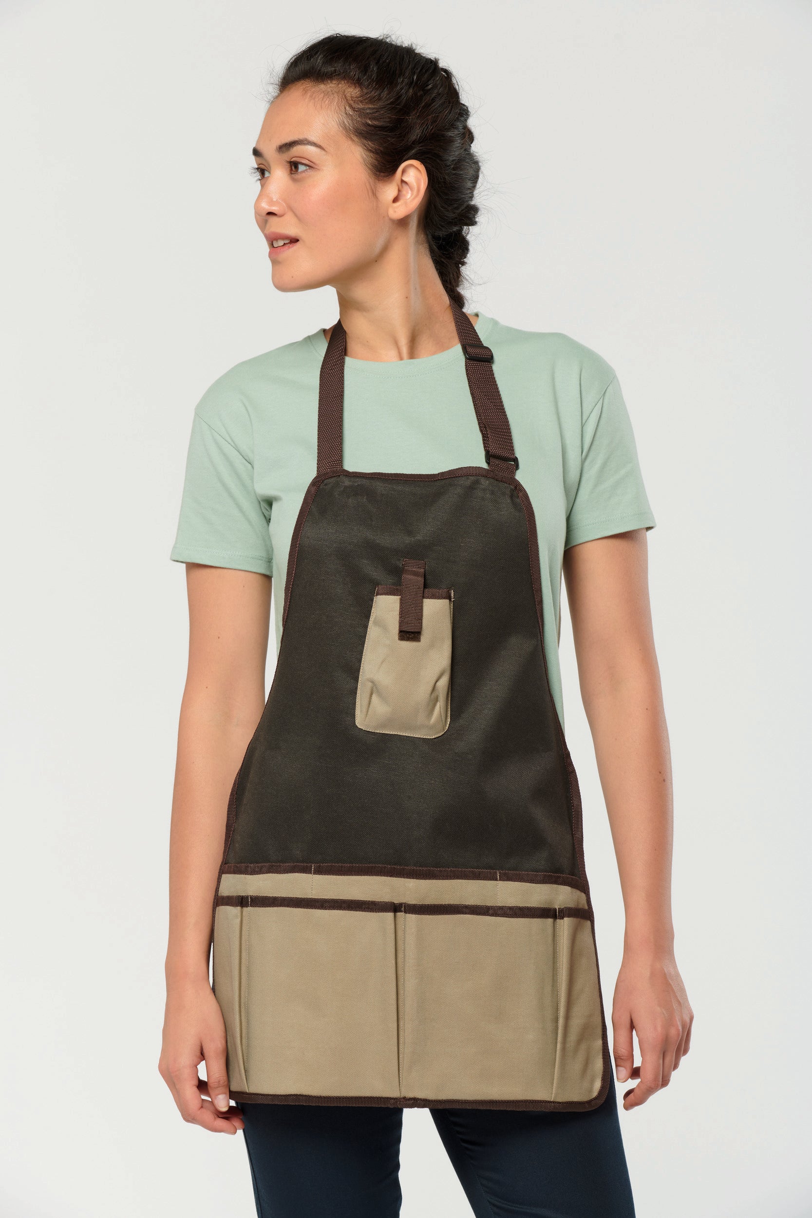 Unisex eco-responsible waterproof gardener apron