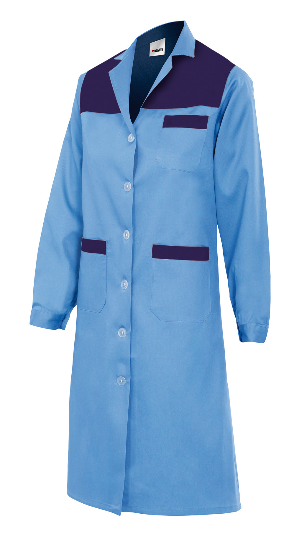 SKY BLUE WOMEN'S LS BLOUSE