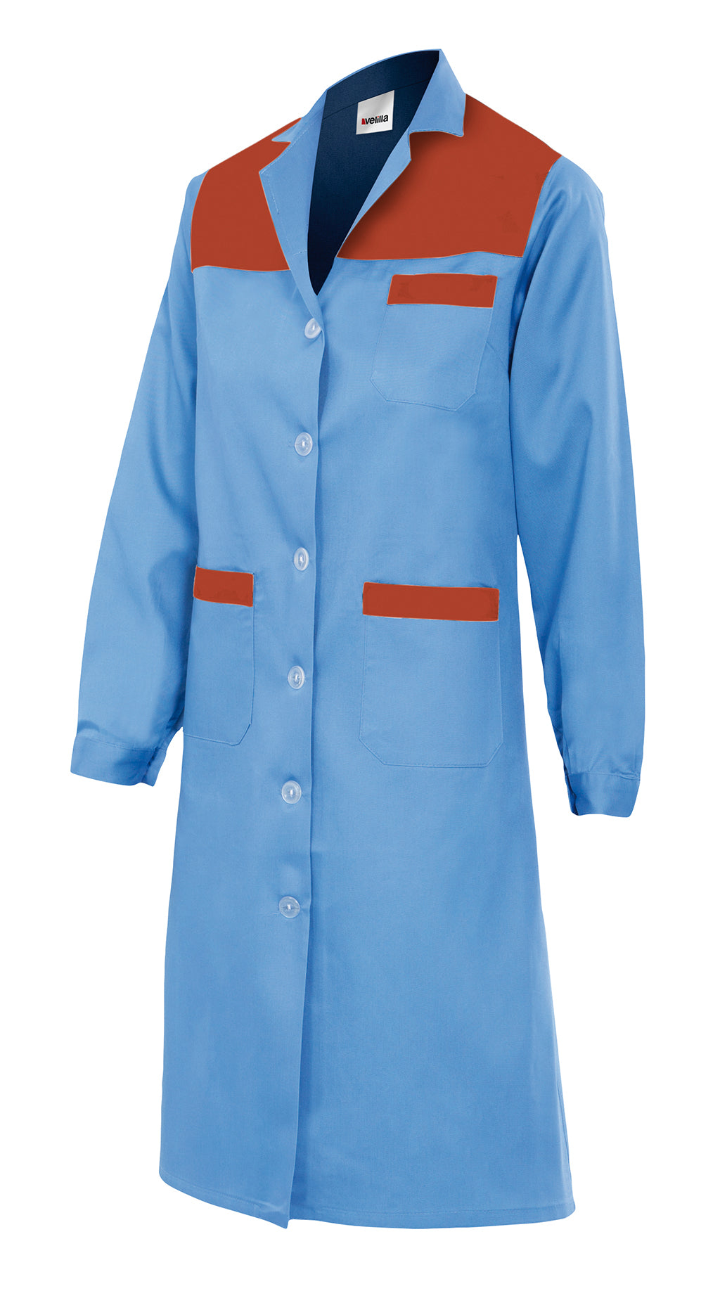 SKY BLUE WOMEN'S LS BLOUSE