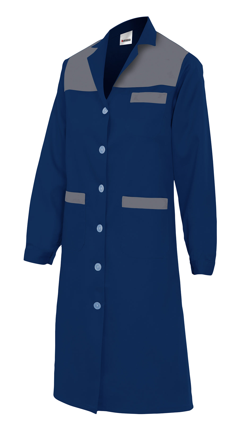 WOMEN'S LS BLOUSE BLUE ROYAL
