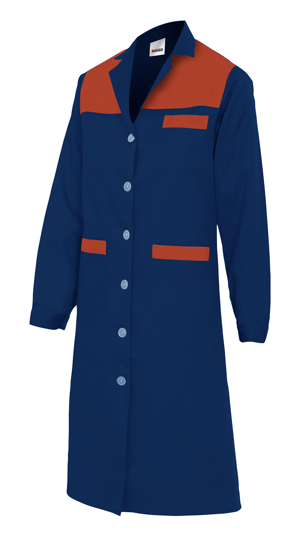WOMEN'S LS BLOUSE BLUE ROYAL