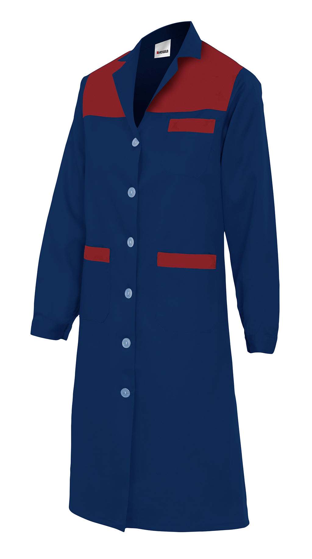WOMEN'S LS BLOUSE BLUE ROYAL