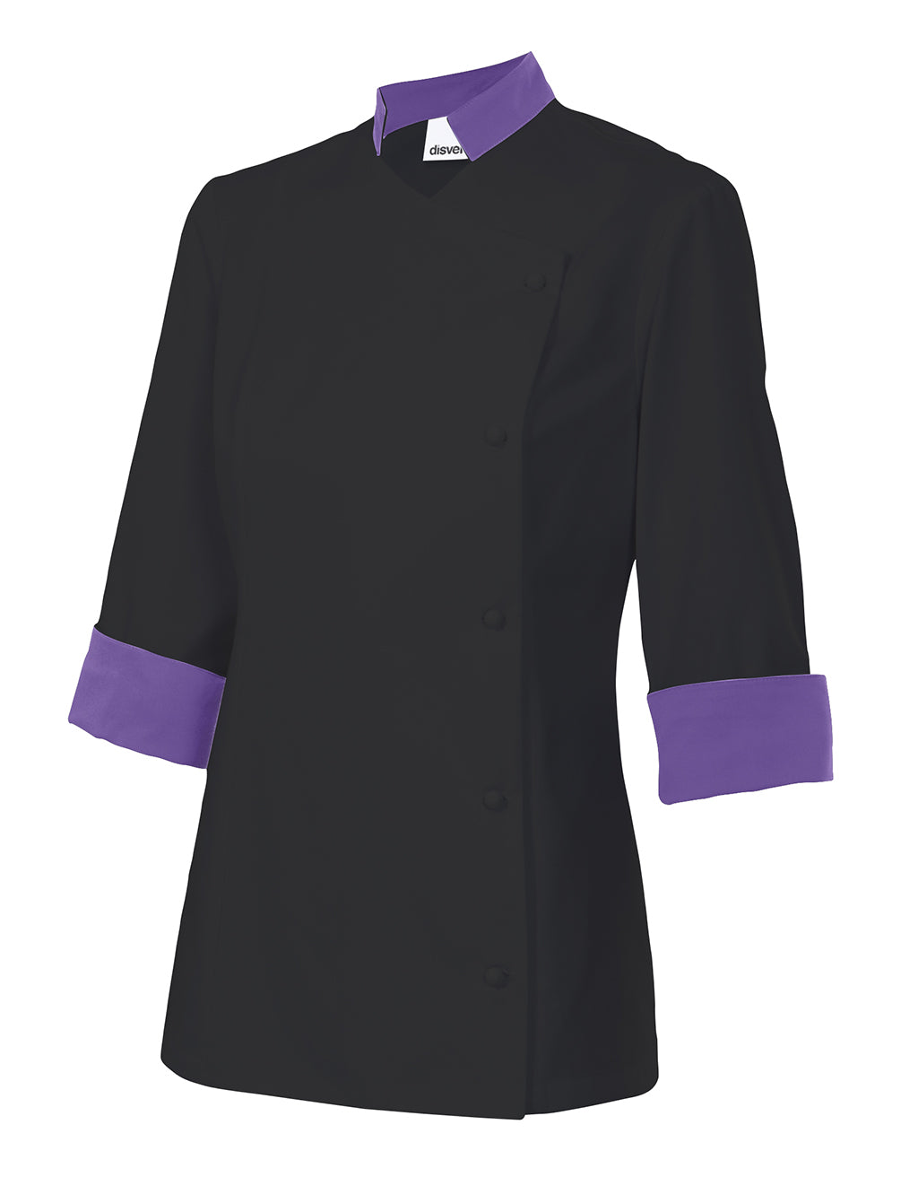 VESTE CUISINE ML FEMME Noir