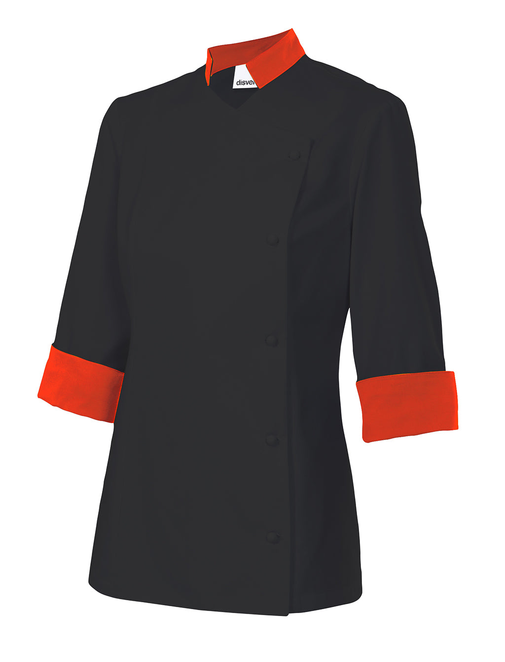 VESTE CUISINE ML FEMME Noir