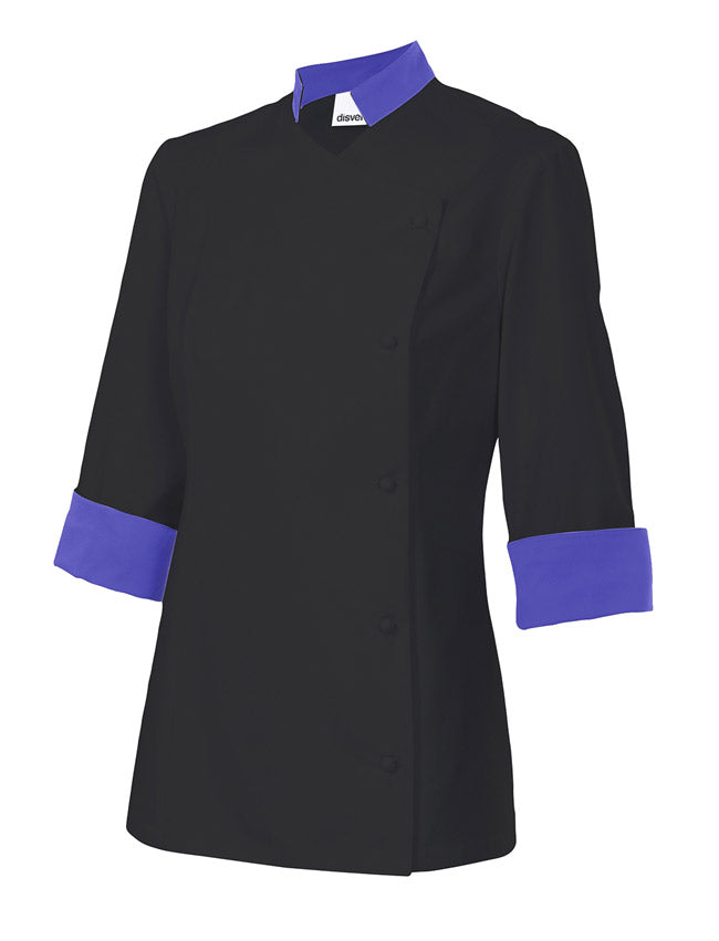 VESTE CUISINE ML FEMME Noir