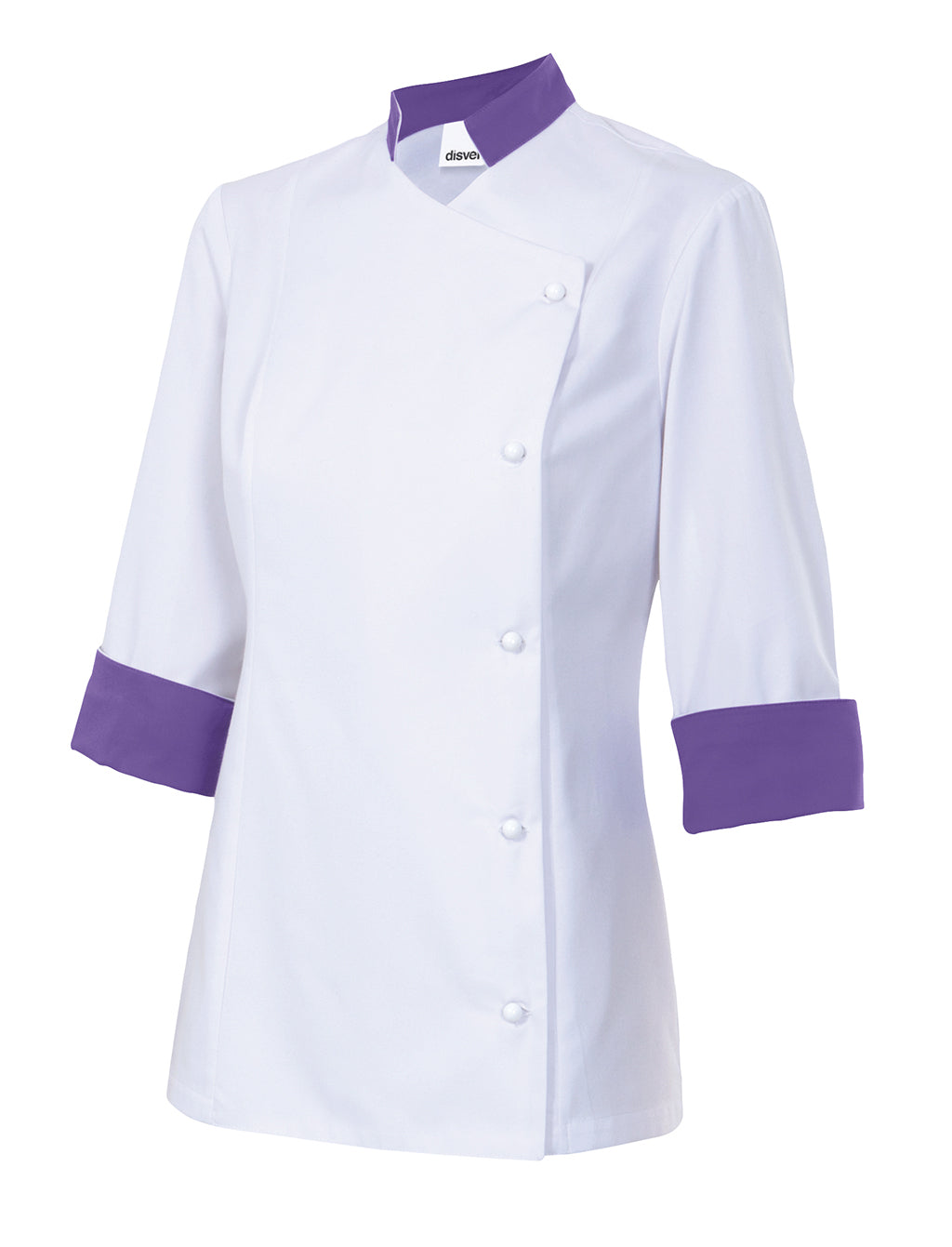 VESTE CUISINE ML FEMME BLANC