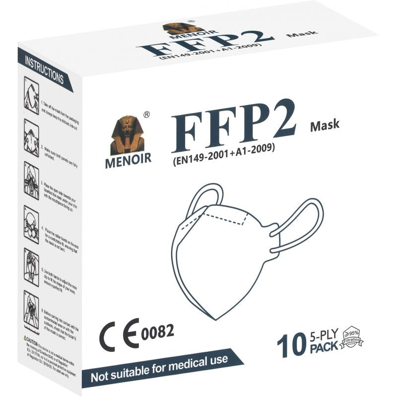 Masque de protection FFP2 Menoir - Boîte de 10
