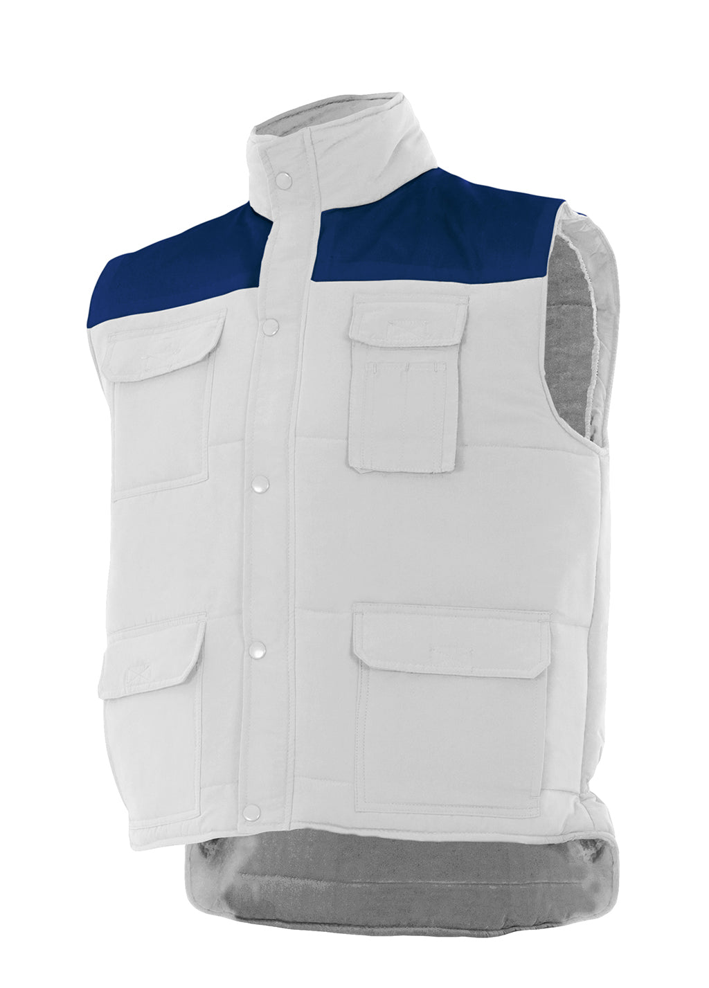 GILET MATELASSÉ BLANC