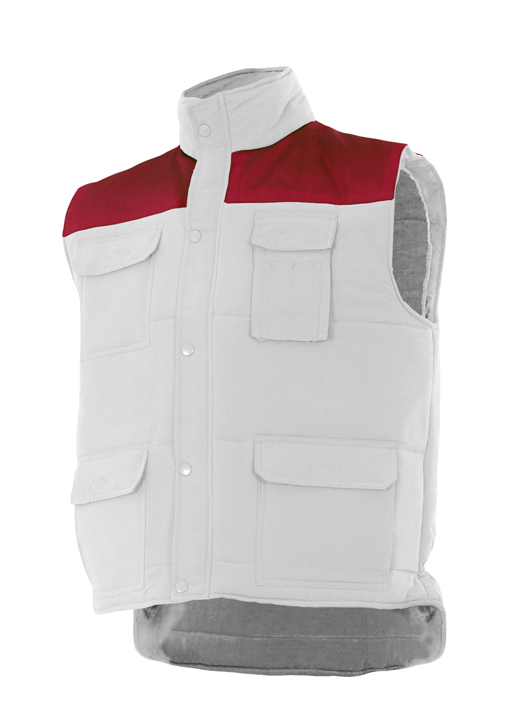 GILET MATELASSÉ BLANC