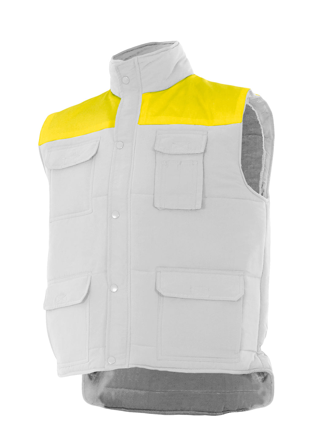 GILET MATELASSÉ BLANC