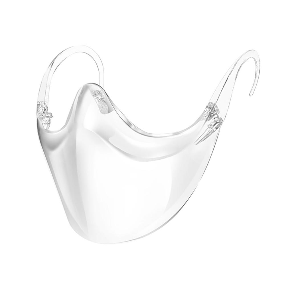 Gezichtsmasker Vizier HD Transparant Anti-condens, herbruikbaar, plastic mondschild