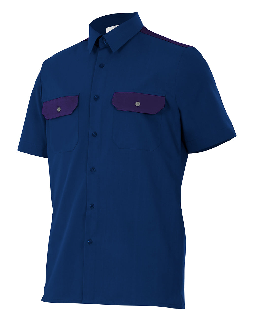CHEMISE MC BLUE ROI
