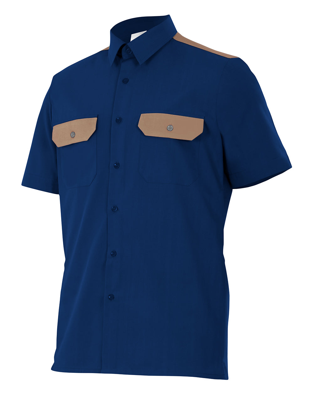 CHEMISE MC BLUE ROI