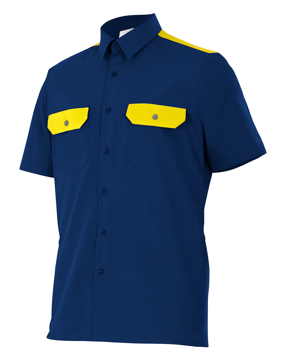 CHEMISE MC BLUE ROI