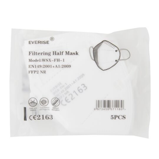 Masque de protection FFP2 - EVERISE - Boite de 30
