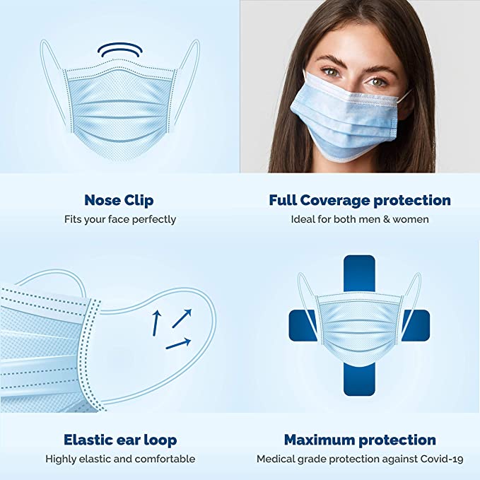 Chirurgisch masker Type IIR - Zarena - Doos met 50 maskers