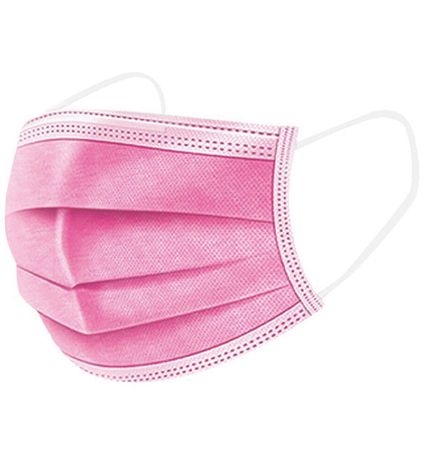 Type IIR Surgical Mask - Pink - Hydromed - Box Of 50 Masks