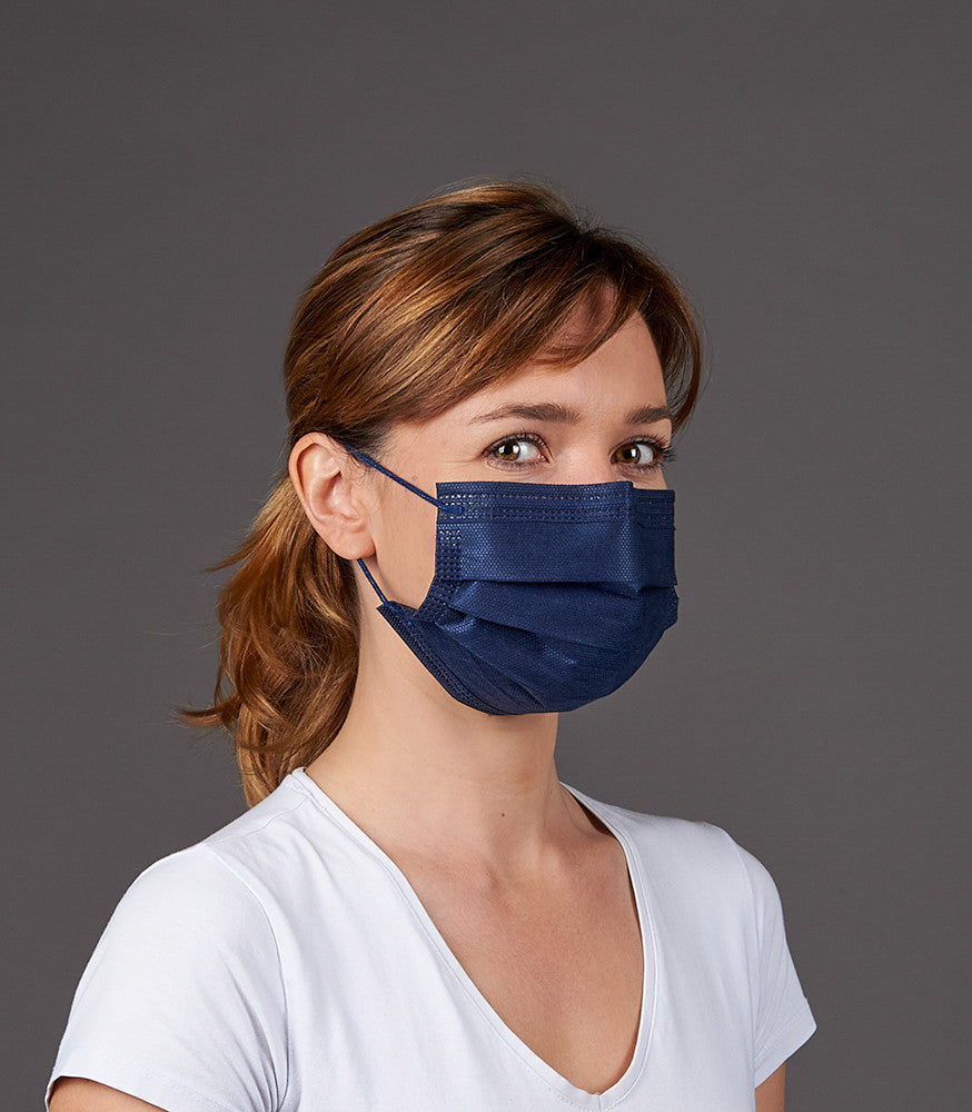 Herbruikbaar wasbaar 3-laags stoffen masker - 100% polypropyleen - volwassen maat - UNS1 - 50 wasbeurten - Made in FRANCE