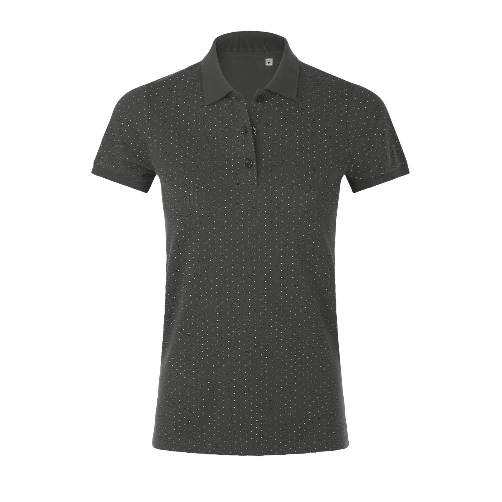 SOL'S BRANDY WOMEN - POLKA DOT POLO SHIRT