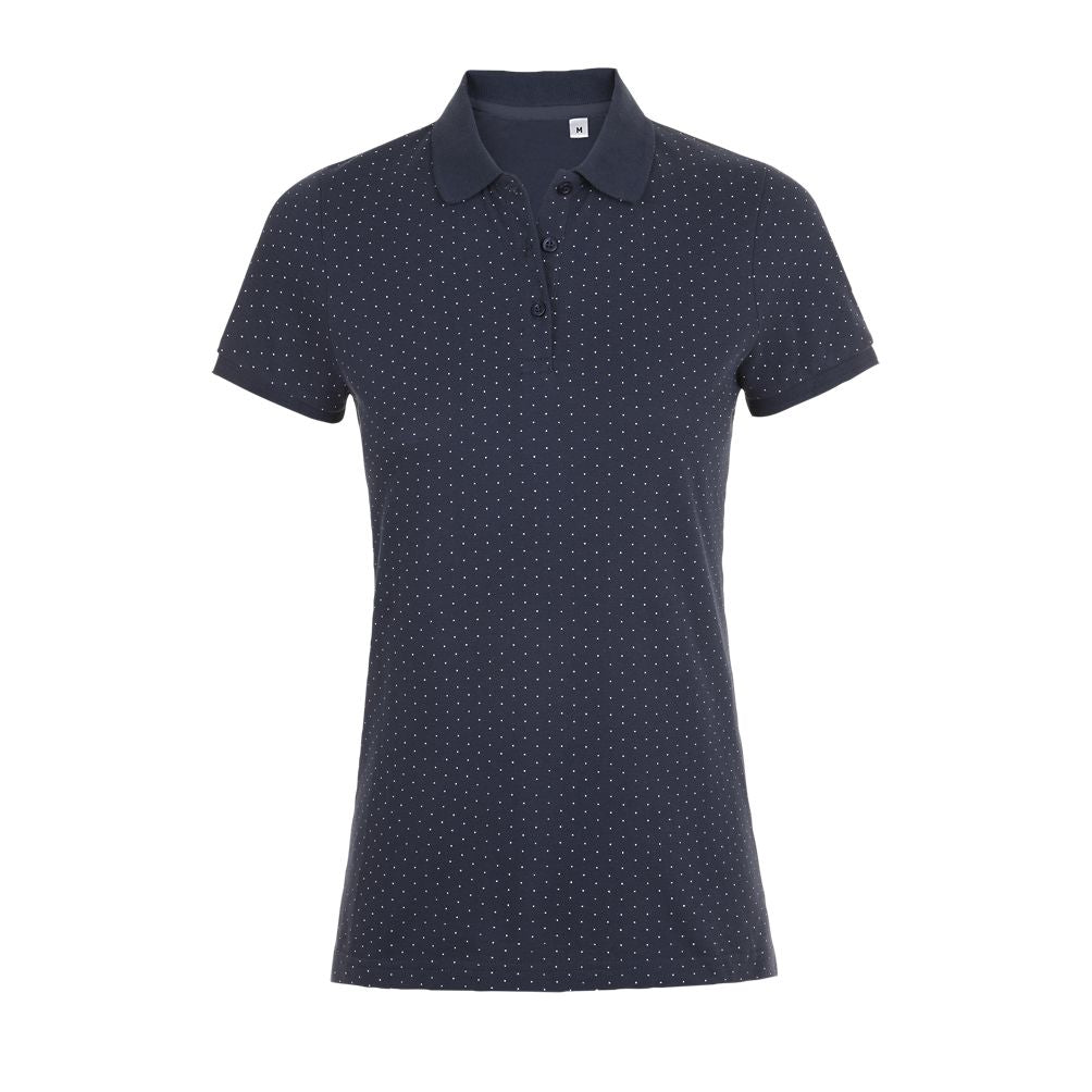 SOL'S BRANDY WOMEN - POLKA DOT POLO SHIRT