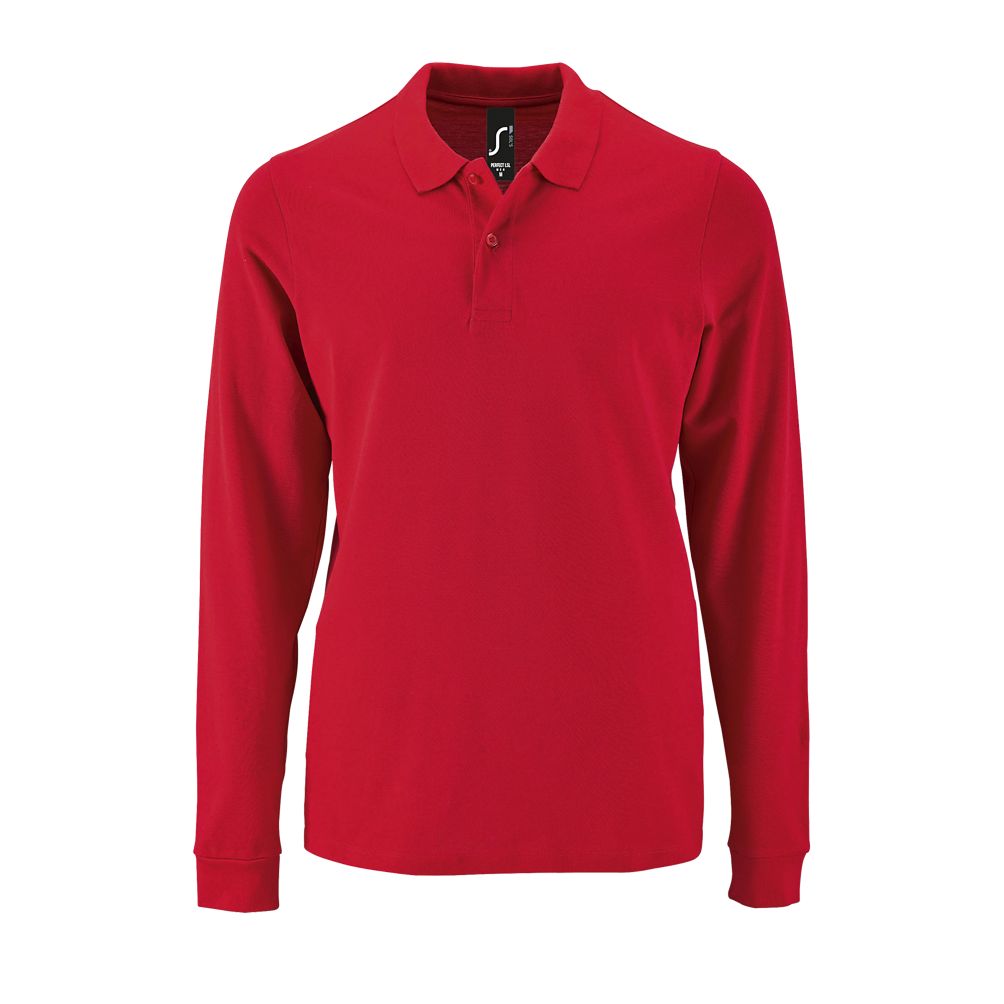 Sol's Perfect Lsl Men - Polo Piqué Manches Longues Homme