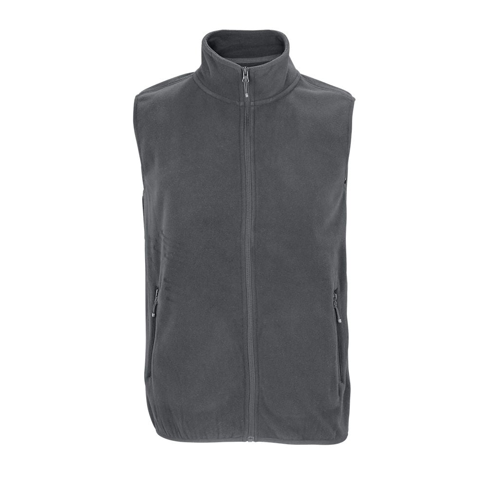 SOL'S FACTOR BW - UNISEX SLEEVELESS ZIP-UP MICROFLEECE JACKET