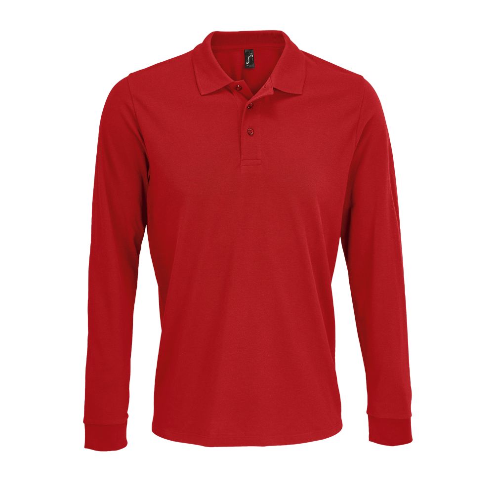 Sol's Prime Lsl - Polo Unisexe Manche Longue Polycoton