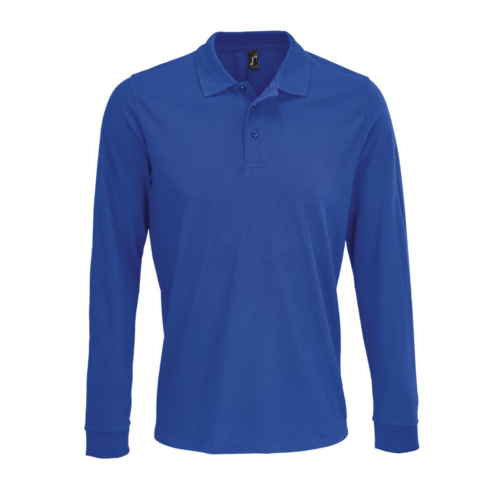 Sol's Prime Lsl - Polo Unisexe Manche Longue Polycoton