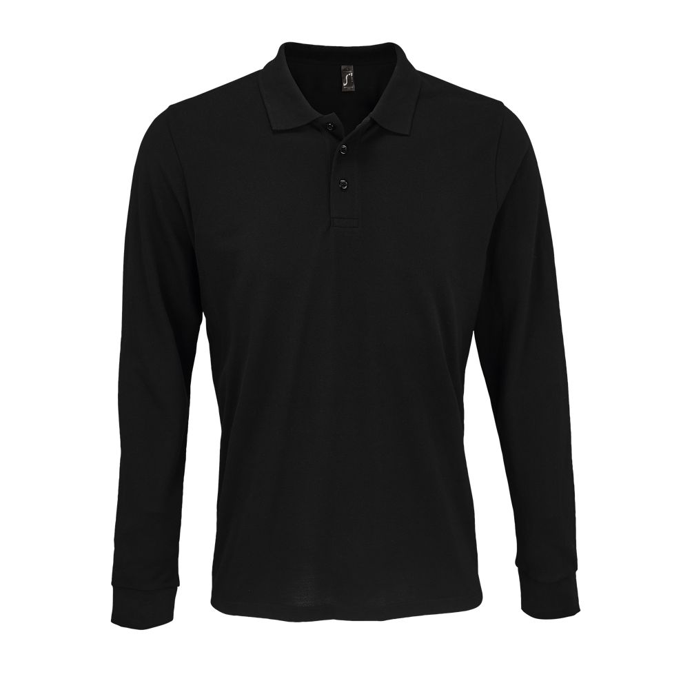 Sol's Prime Lsl - Polo Unisexe Manche Longue Polycoton