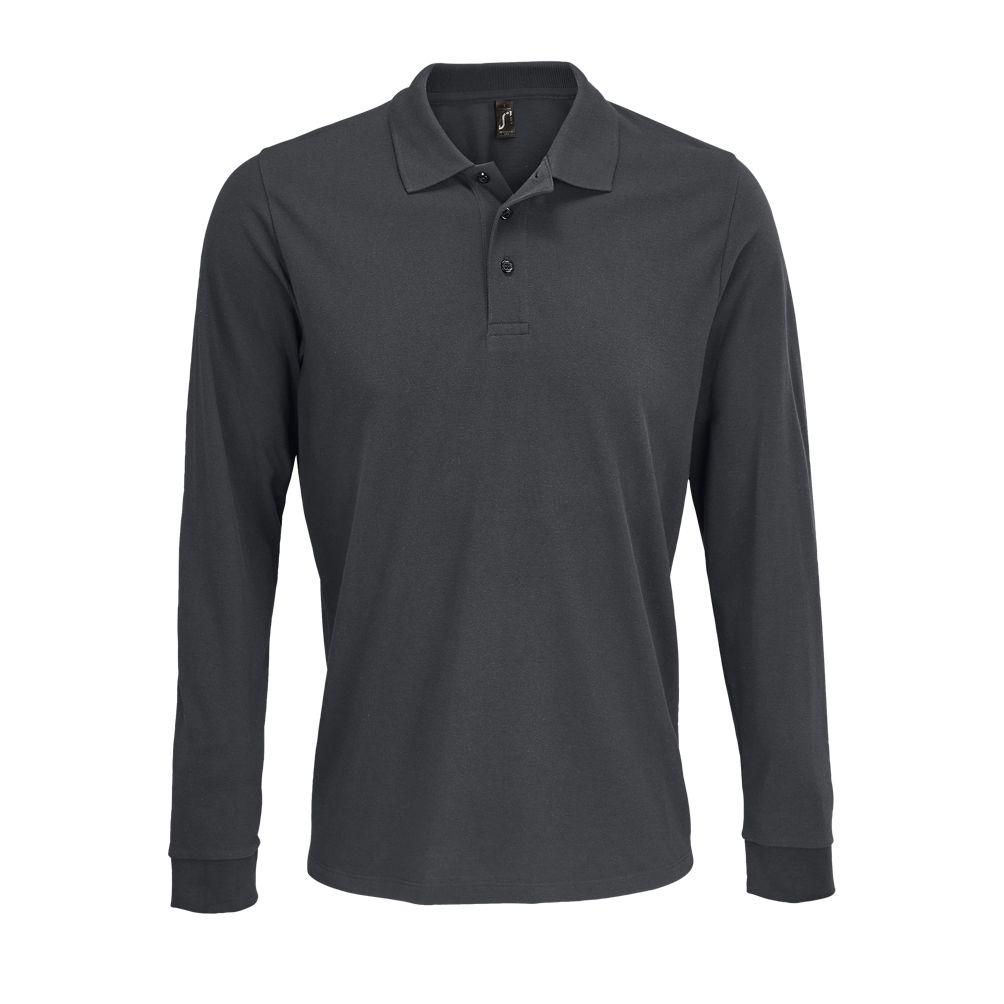 Sol's Prime Lsl - Polo Unisexe Manche Longue Polycoton