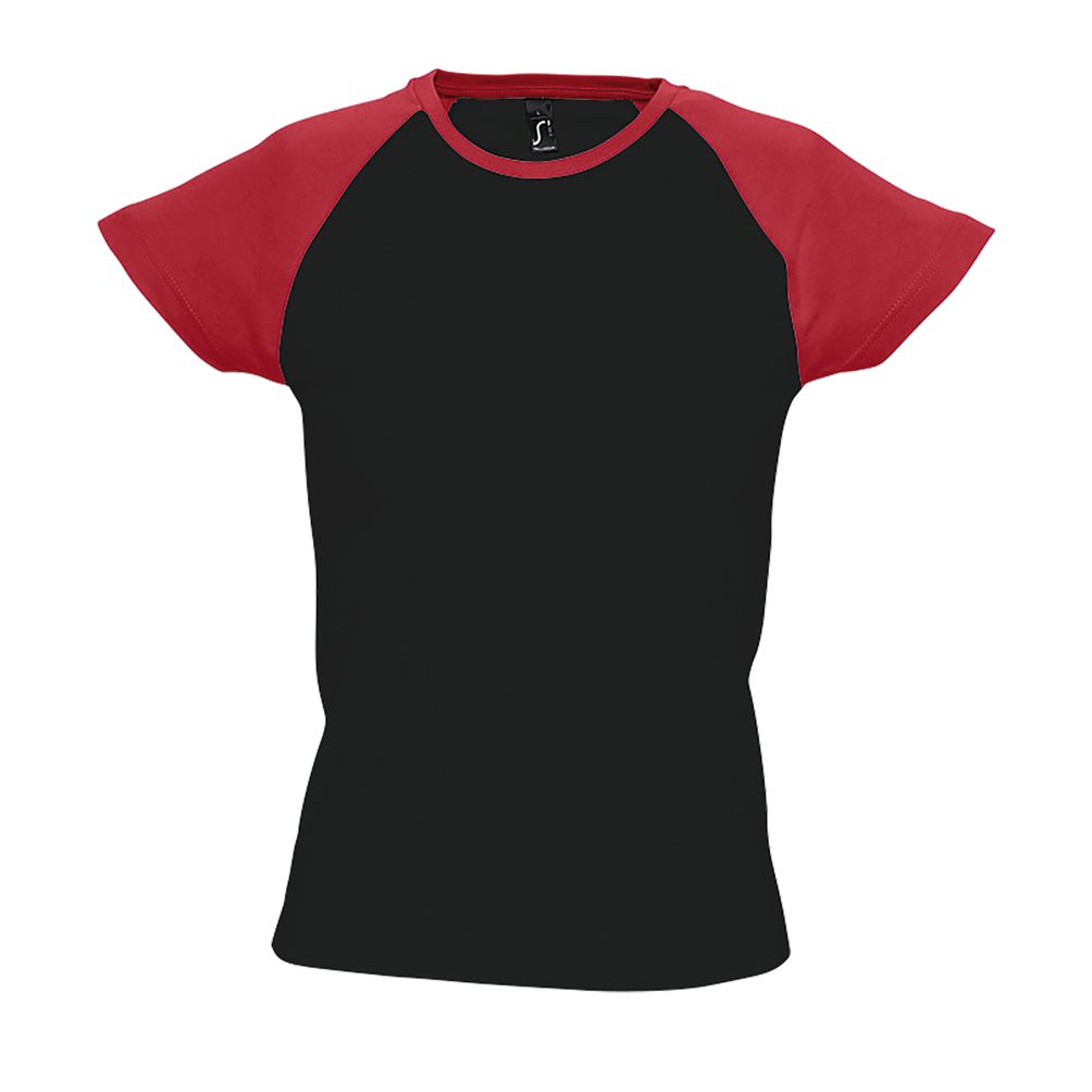 SOL'S MILKY - WOMEN'S TWO-TONE TEE-SHIRT WITH RAGLAN SLEEVES