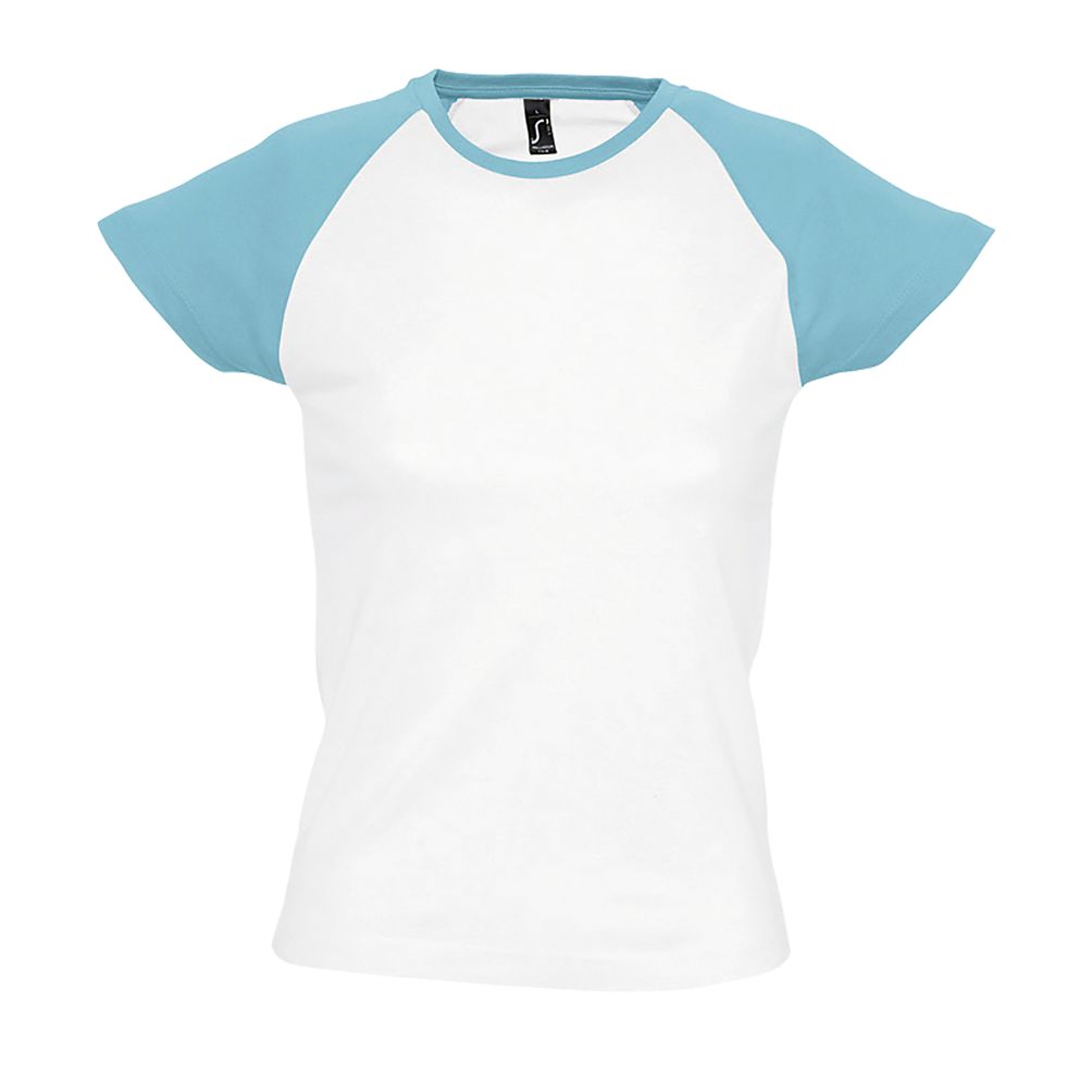 SOL'S MILKY - WOMEN'S TWO-TONE TEE-SHIRT WITH RAGLAN SLEEVES