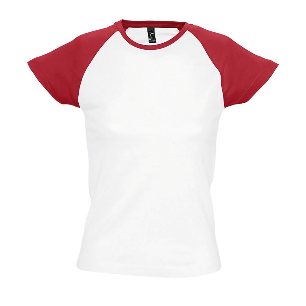 SOL'S MILKY - WOMEN'S TWO-TONE TEE-SHIRT WITH RAGLAN SLEEVES