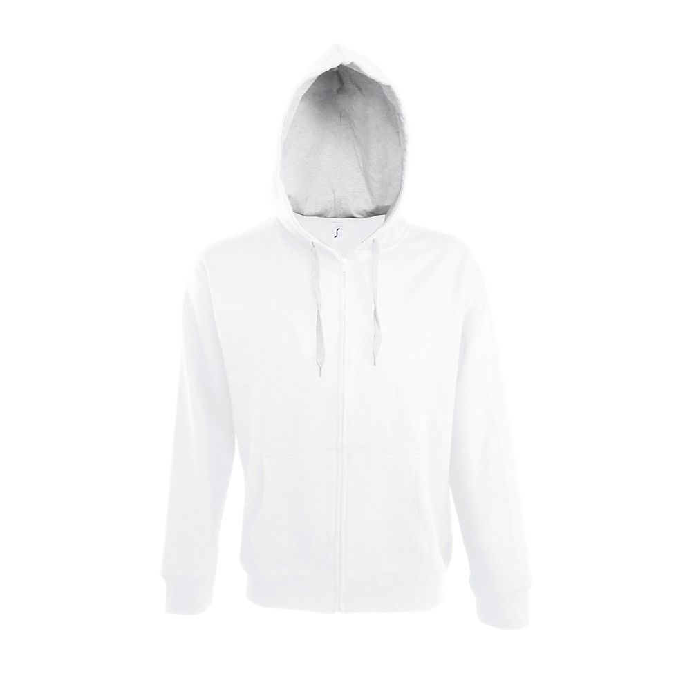 SOL'S SOUL MEN - TWO-TONE MEN'S ZIP-UP JACKET WITH CONTRASTING LINED HOOD